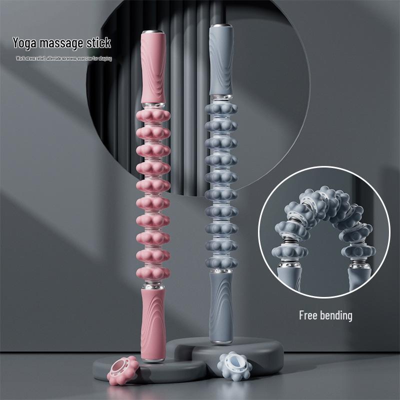 

Spiked Mace Bendable Muscle Massager Roller for Leg and Calf Relaxation