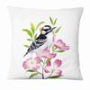 Painted Flower, Bird and Butterfly Decorative Pillowcase Living Room Office Ornaments Home Pillowcase