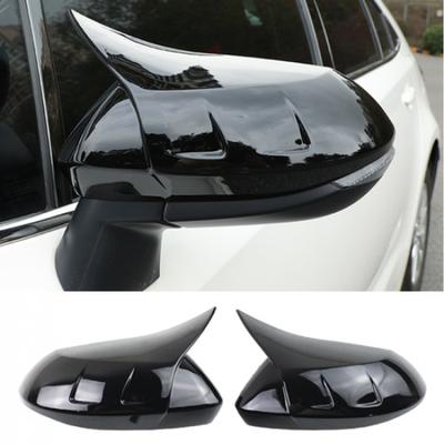 Black OX Horn Car Rearview Mirror Cover Trim For Toyota Corolla -2026