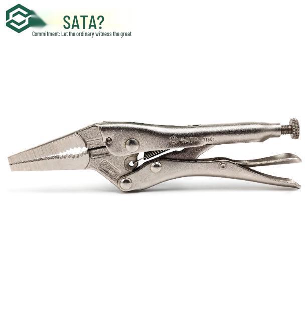 SATA Tools Heavy-Duty Needle-Nose Pliers with Cutting Edge, 6-inch & 9-inch (71301-71302). Heavy-Duty Variant 71301