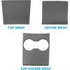 BMZX for Tesla Model 3 for Model Y Center Console Wrap ABS Carbon Fiber Pattern Console Cover Interior Decoration Wrap Kit - for Tesla Model 3 for