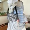 2025 New Mobile Phone Bag Trendy Messenger Women's Bag Student Korean Version Simple Plaid Small Satchel Mini Small Bag