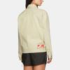 We11done Ss22 Spray Logo Geometric Pattern Vintage Denim Jacket Unisex Jacket Khaki WD-JK1-22-127-U-BG