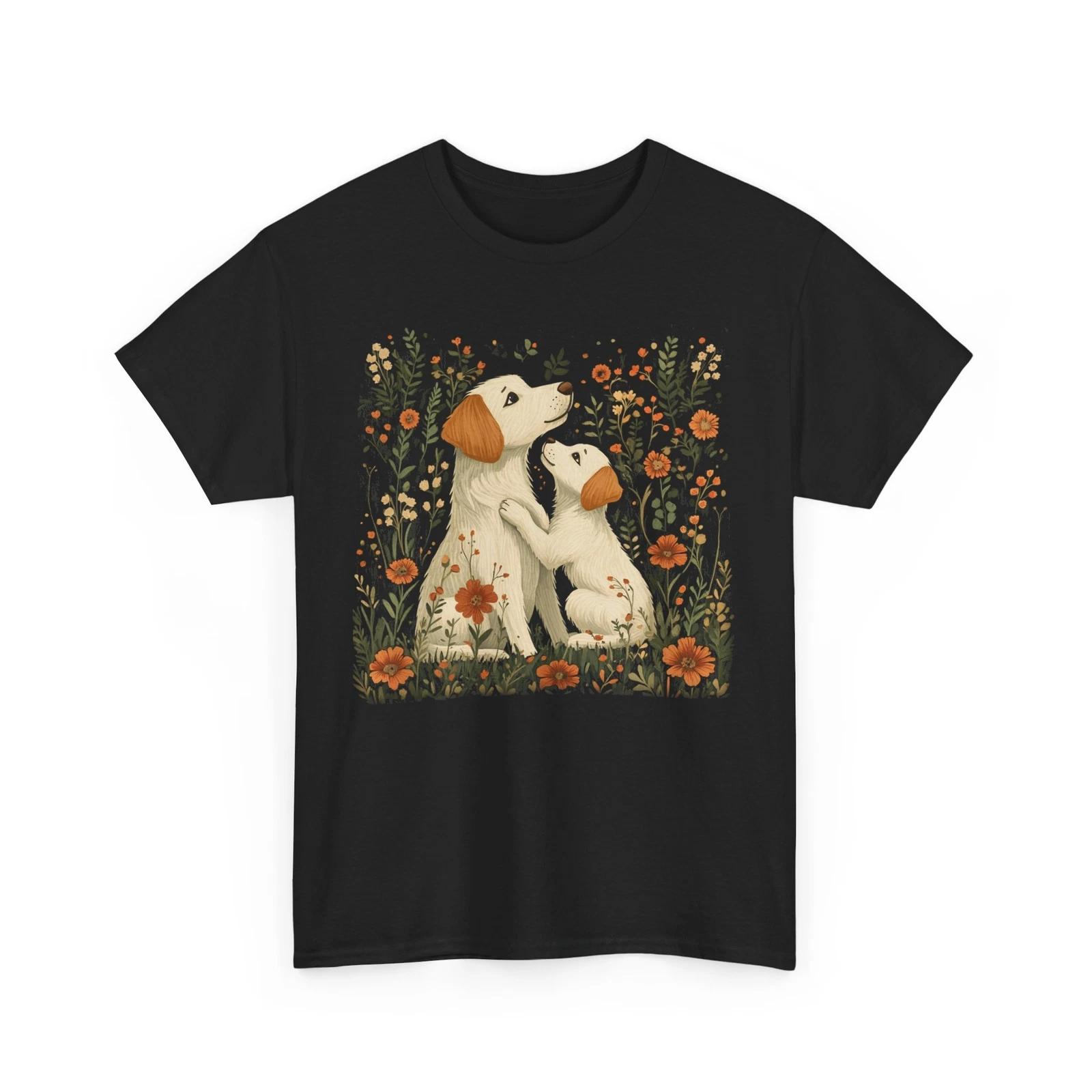 Dog Mon Squad T-Shirt – Funny Puppy Paw Print Graphic Tee for Dog Lovers M