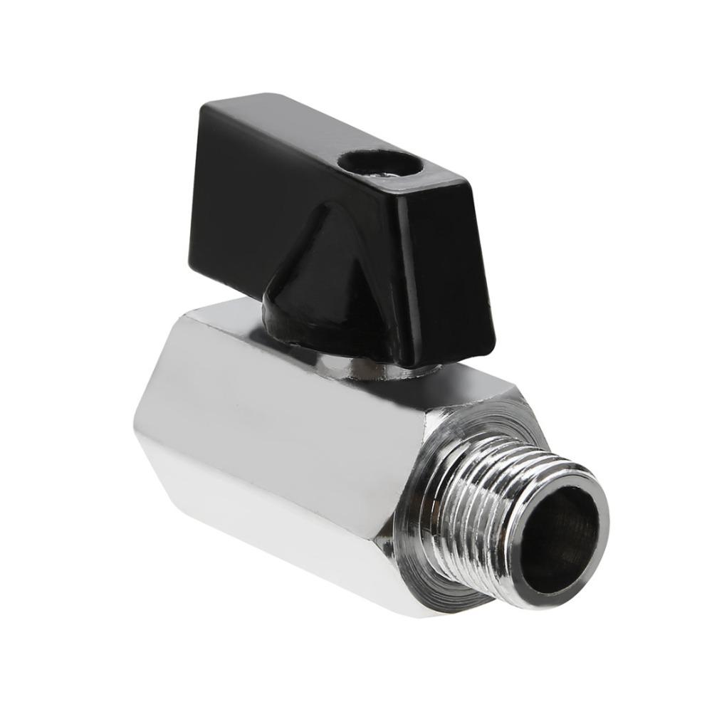 Messing Mini Ball Ventil 1/2 Zoll BSP Männlich zu Weiblich Luft Kompressor Control mayitr Für Luft Öl Wasser