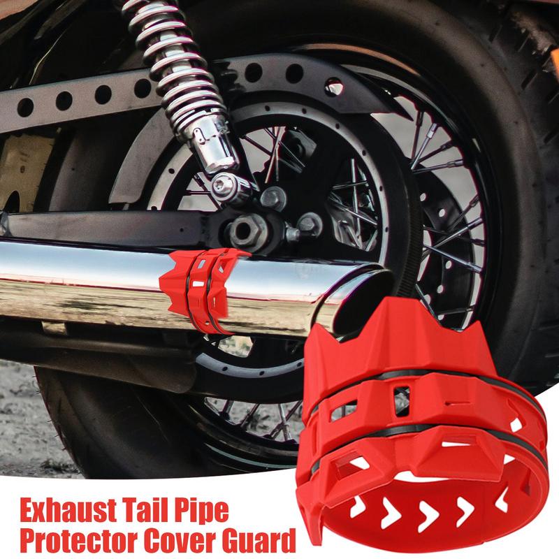 Auspuffendrohr Schutzhülle Endrohr Schutz Anti-Verbrühschutz Elastischer Schalldämpfer-Endrohrring Schalldämpfer Schutz