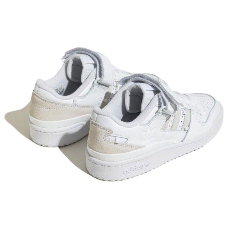Adidas Originals Forum Fashion Durable Low-Top Skate Shoes Unisex Sneakers Off-White HP2071