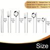 Set di Posate da Tavola da 36 Pezzi - Posate da Cucina in Acciaio Inossidabile - Stoviglie Resistenti e Inossidabili per Cucina, Pranzo e Intrattenimento