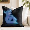Rock Band JJamiroquai Cushion Cover Eco Linen Pillow Case DoubleSided Print Breathable Durable Zipper Home Decor Gift