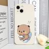 Bubu Dudu Cute Couple Bear Phone Case for IPhone 11 13 16 15 14 12 Pro Max Mini X XS XR 7 8Plus Soft Silicon Cover Lovers Fundas