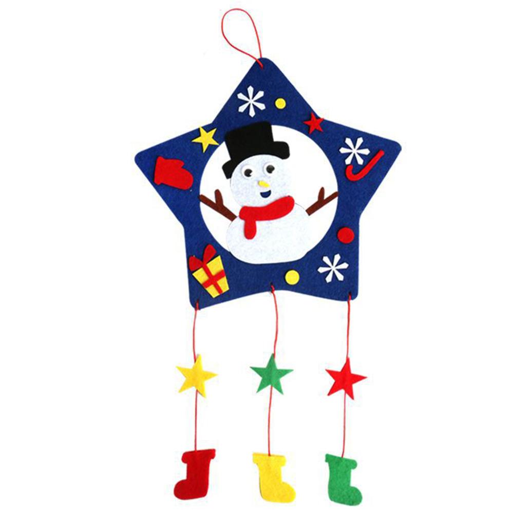 Christmas Non-woven Pendant Garland Hanging Ornament Home Xmas Tree Party Decoration
