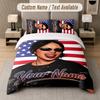 Billie Eilish 3Pcs Bedding Set, Personalized Custom Name Text, 1 Duvet Cover & 2 Pillowcases For Bedroom