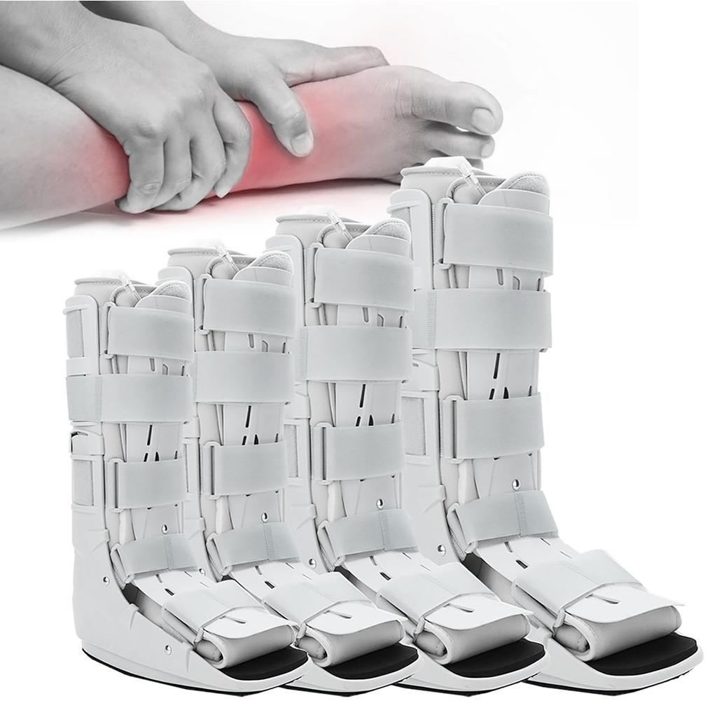 Foam Pneumatic Walking Boot Ankle Strap Support Foot Orthosis Plantar Splint Brace