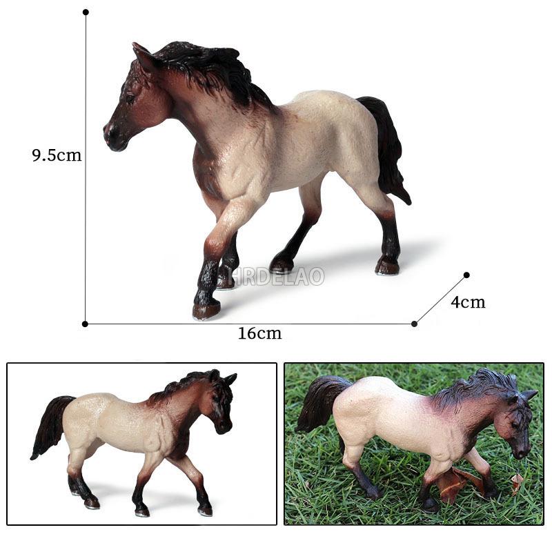 Zwierzęta Gospodarskie Model Konia Akcja Appaloosa Harvard Hanoverski Clydesdale Quarter Koń Arabski Figurki Jeździeckie Zabawki dla Dzieci