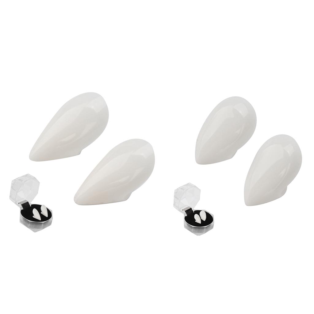 Vampire Fangs Resin Fake Teeth Halloween Party Props Cosplay Dentures Decoration