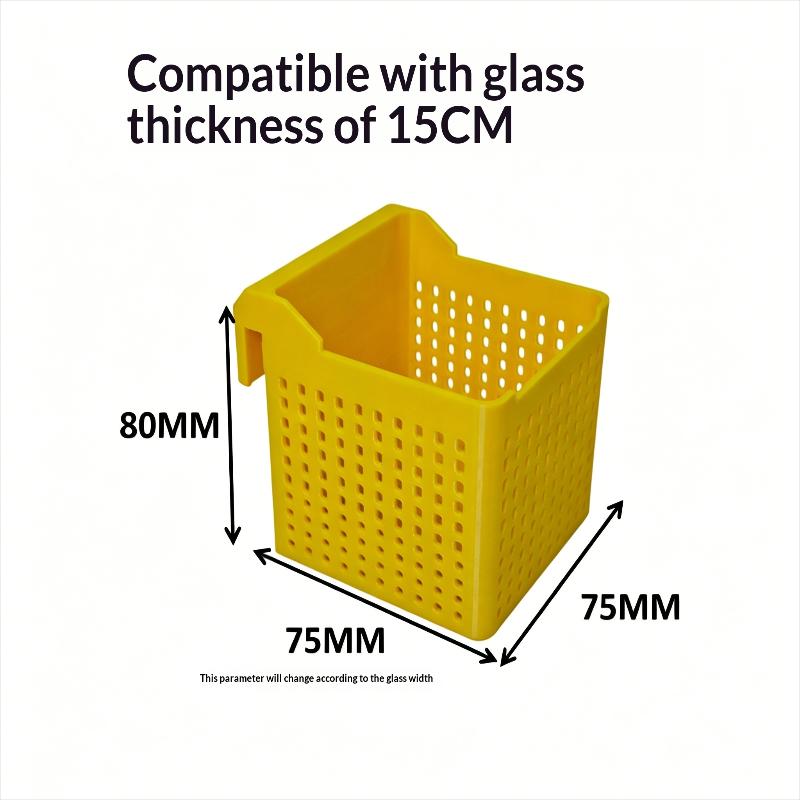 Fish Tank Water Change Dispenser, Hang-On Buffer Filter Box, Aquarium Water Flow Diffuser, Protect Aquascape From Water Impact