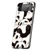 Cartoon Cute Panda Bear Case Phone Cover for Samsung Galaxy Z Flip 6 5 4 3 5G ZFlip6 ZFlip5 ZFlip4 ZFlip3 Black Hard Trend Funda