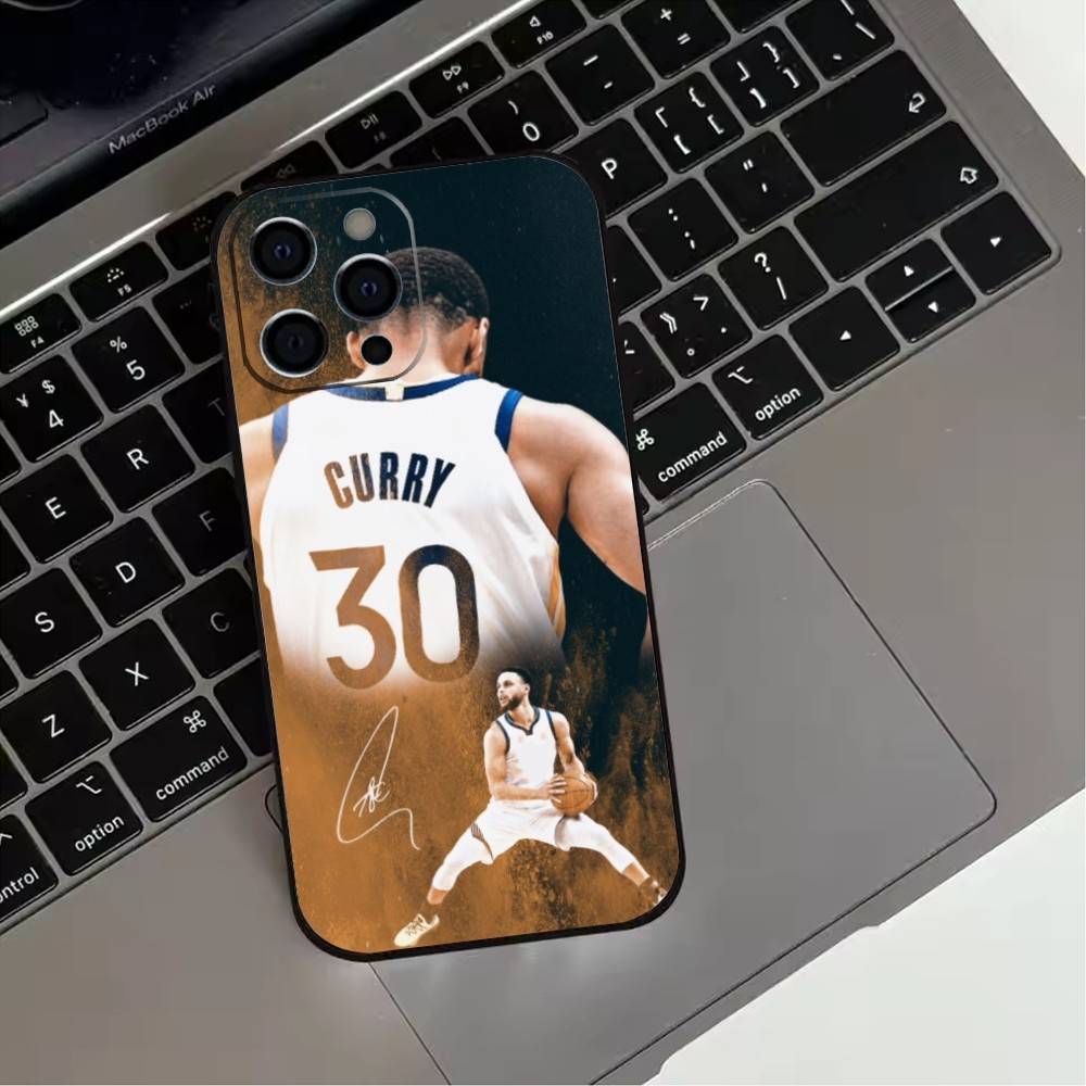 

Sports Star S-Stephen C-Curry Phone Case For iPhone 17,16,15,14,13,12,11 Plus,Pro Max,XS,Soft Silicone Black Cover iPhone17air