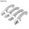 Door Handle Cover Trim For Volkswagen VW Teramont Atlas 2017-  2024 Chrome Car Side Handles Catch Cap Shell Accessories