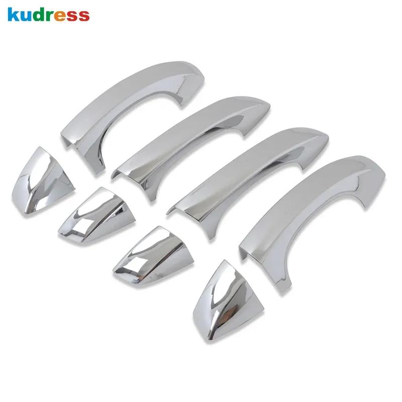 Door Handle Cover Trim For Volkswagen VW Teramont Atlas 2017-  2024 Chrome Car Side Handles Catch Cap Shell Accessories