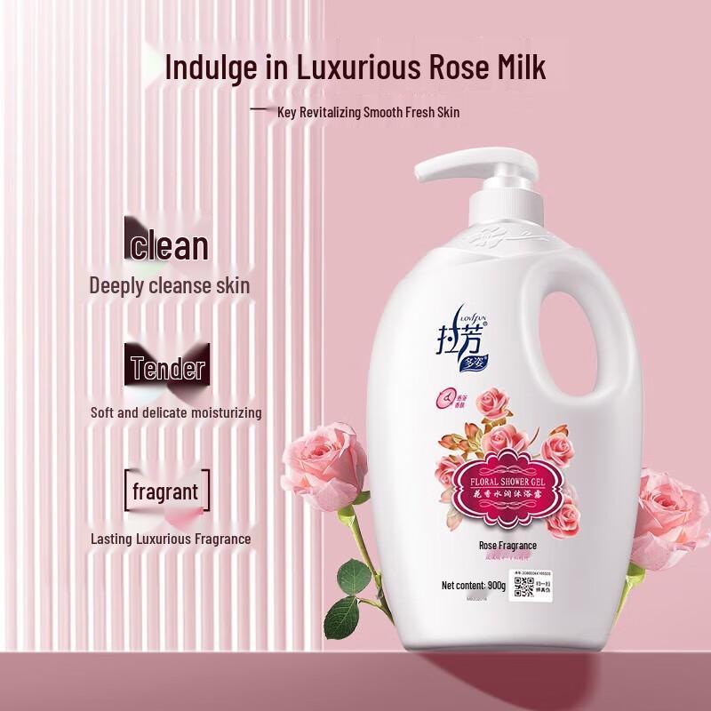 Lafang Floral Rose Hydrating Shower Gel Set