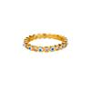 Stainless Steel Tiny Zircon Rings for Women Exquisite Gold Color Sun Double-Layer Ring Punk Hip-Hop Accessory Bague Jewelry Gift