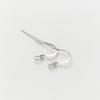 20pcs/lot 14K/18K Gold Plated Brass Earring Hook Clasps Pendant Charms Ear Wire Fitting DIY Jewellery Making Accessories