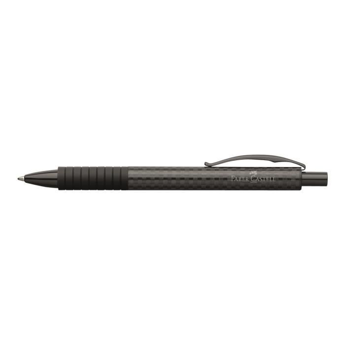 Faber-castell basic - stylo à bille - noir - large - rétractable