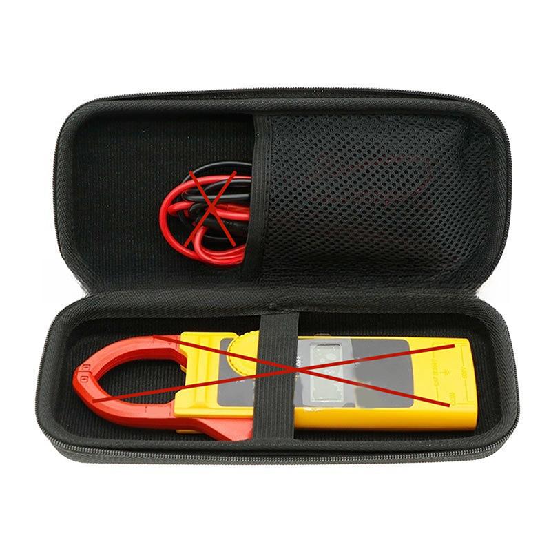 1 Piece Secure Carrying Case For Clamp Multimeter Durable Suitable For 301/302+/303/305 Compact Storage Solution Protective Case