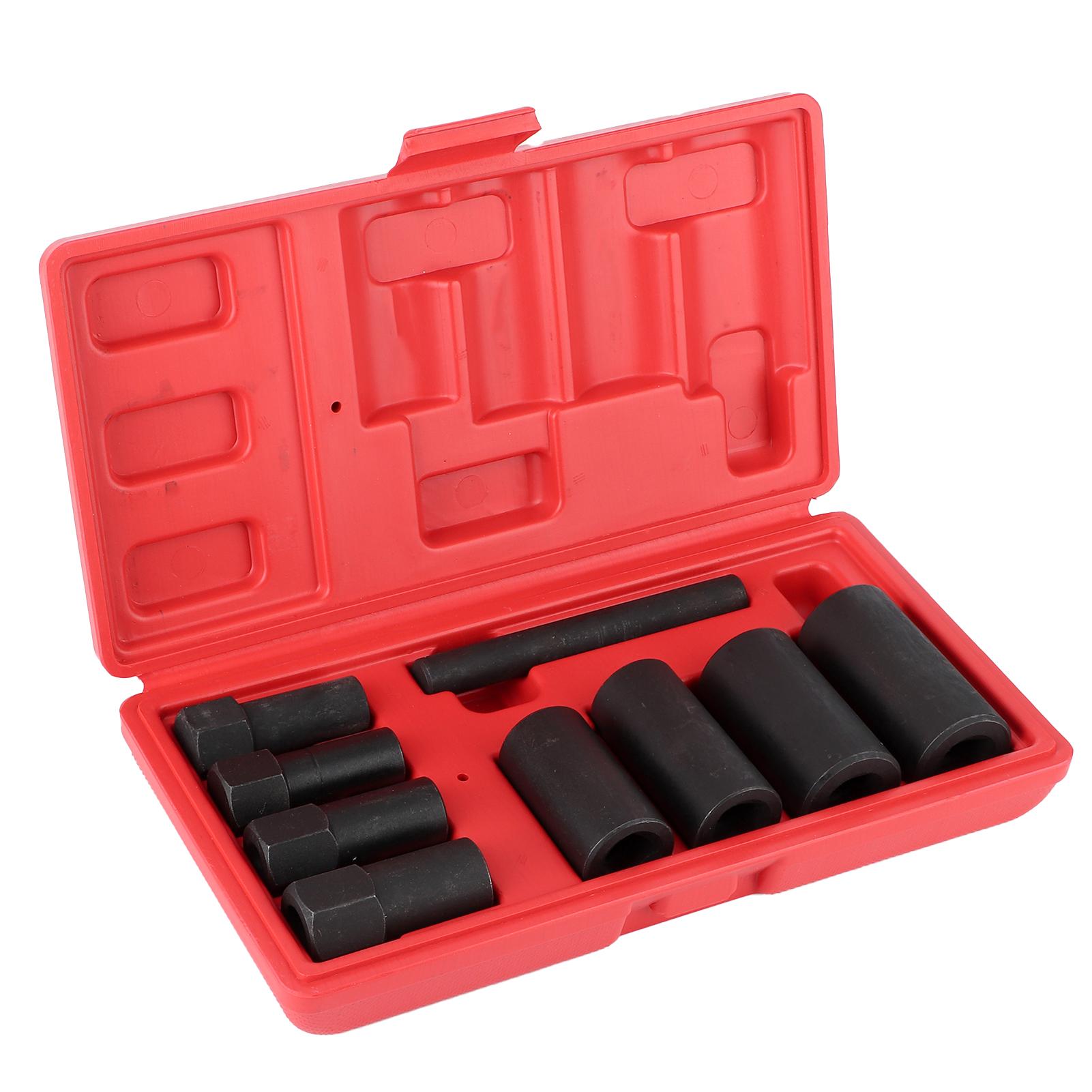 

Набор 9 шт. 12 дюймов Съемник гаек и болтов Торцевой ключ Скользящая втулка для срыва резьбы Инструменты для ремонта автомобилей