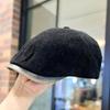 American Street Retro Fashion Forward Hat Men Autumn and Winter Corduroy Beret Women Versatile Face Showing Hat