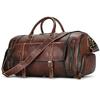 Crazy Horse Leather Travel Bag Men'S Leather Handbag One Shoulder Oblique Span Bag With Shoes Cowhide Luggage