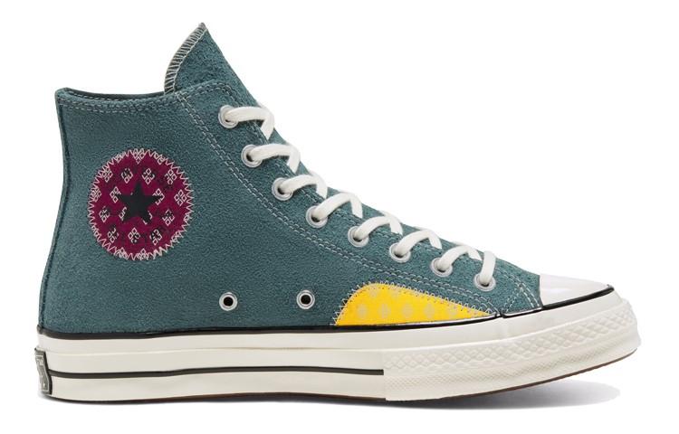 Converse Chuck Taylor All Star 70 Hi Twisted Prep Faded Spruce Amarill