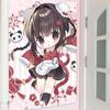 Original Cute 2D Jirai Kei Girl Tapestry Wall Hanging Fabric Interior Decor Kawaii Room Aesthetic Background Cloth