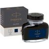 PARKER Quink Tinte in Flasche 1950378 57ml Blau-Schwarz (Offizieller Import)