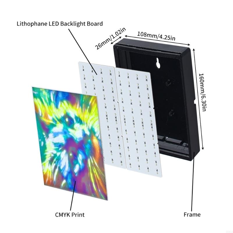 For Lab Lithophane LED Backlight Board DIY Lamp Board Replacement for Lithophane Photo Model Board Accessories