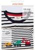 Boys' Striped Long-Sleeve Cotton T-Shirt, Autumn Round Neck Baby Outerwear