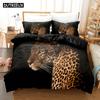 Set Biancheria da Letto 3D Il Leopardo Set Copripiumino Con Federe Letto Singolo Matrimoniale Queen King Biancheria da Letto