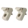 2Pcs Auto /Sun /Visor /Clip Hook /Bracket Hanger 735411088 For Fiat Grande Punto Replacement Sun Visor Clip Holder Hook