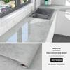 Waterproof, Oil-Proof Marble Self-Adhesive Wallpaper for Bathroom, Kitchen, Living Room, and Toilet Renovation.
