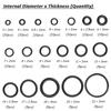 111/171/111pc Silicone O-ring Set Nitrile Rubber  Sealing Gasket Assortment Various Sizes of Sealing Gaskets for Pipeline Faucet