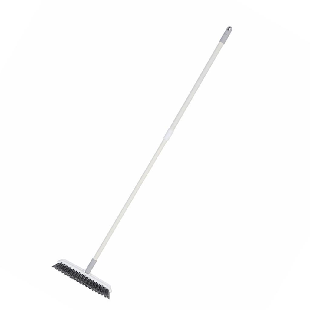 Scrub Cleaning Brush Deep Cleaning Extendable Floor Brush Scrubber for Bathtub Shower Bathroom Gray