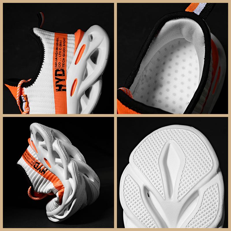 Scarpe da corsa leggere da uomo Mesh traspirante Sport da passeggio Sneaker casual Tutte le stagioni Studenti maschi Coppia Jogging Palestra