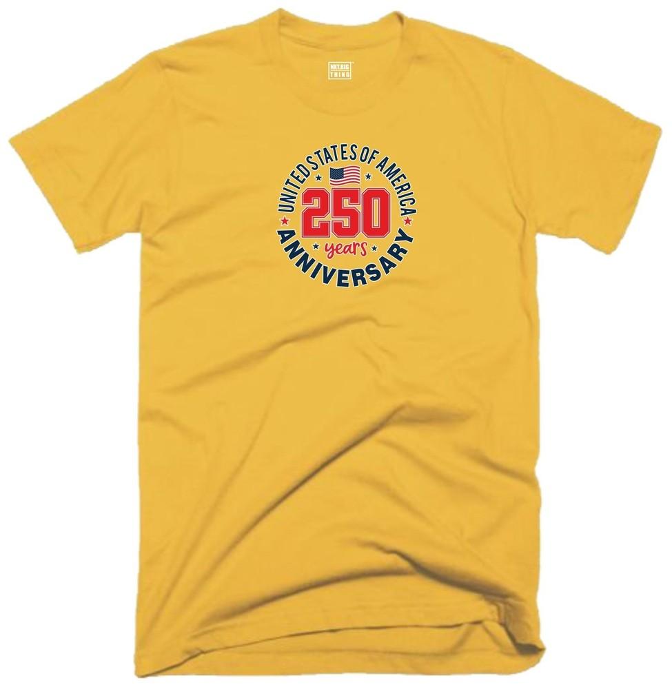 Usa 250 T Shirt America 250 Years Anniversary 1776  2026 Birthday Joke Gift Top