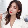 Women's Light Luxury Design Elegant Imitation Pearl Pendant Long Earrings Fashionable And Versatile Niche Design Earrings