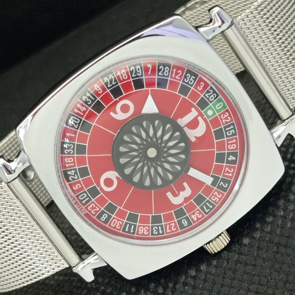 

ВОССТАНОВЛЕННЫЕ АР-ДЕКО МЕХАНИЧЕСКИЕ ШВЕЙЦАРСКИЕ МУЖСКИЕ ЧАСЫ POKER FACE a309993-1 B587g-a309993