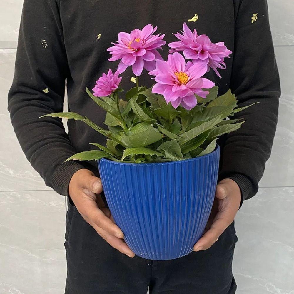 Thickened Flower Pot Resin Plant Container Creative Vase  Gardening