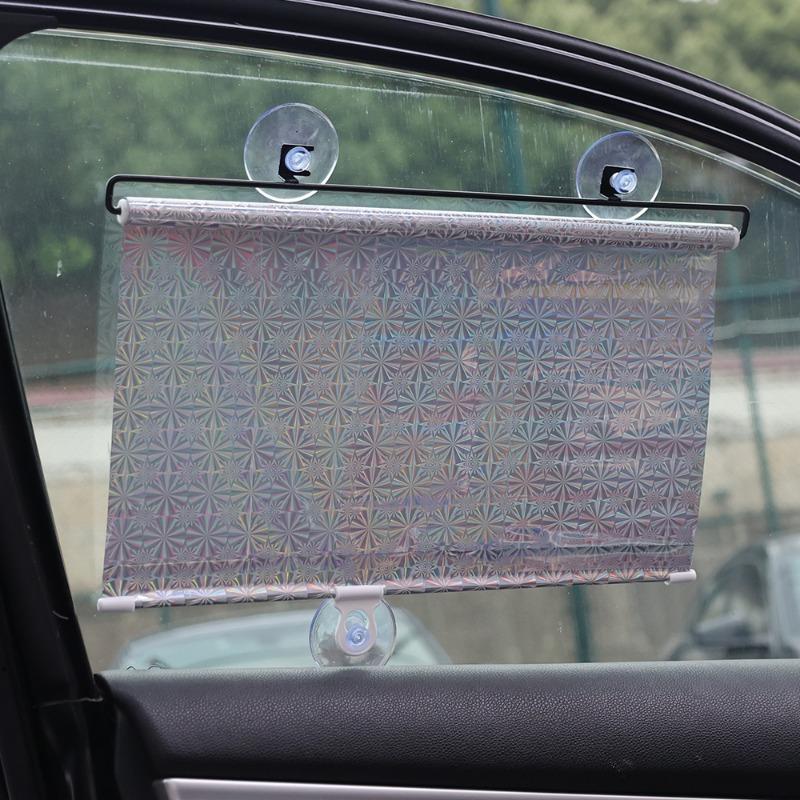 New Fashion Parasolar Auto Jaluzele rulante automate Cremă solară de vară Izolație termică Anti-ultraviolete Auto Home Perdele cu dublă utilizare