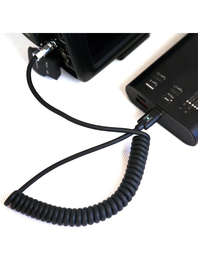 ower Cable Replacement for Blackmagic ocket Cinema Camera BMPCC 4K to  Spring Cable Accessories