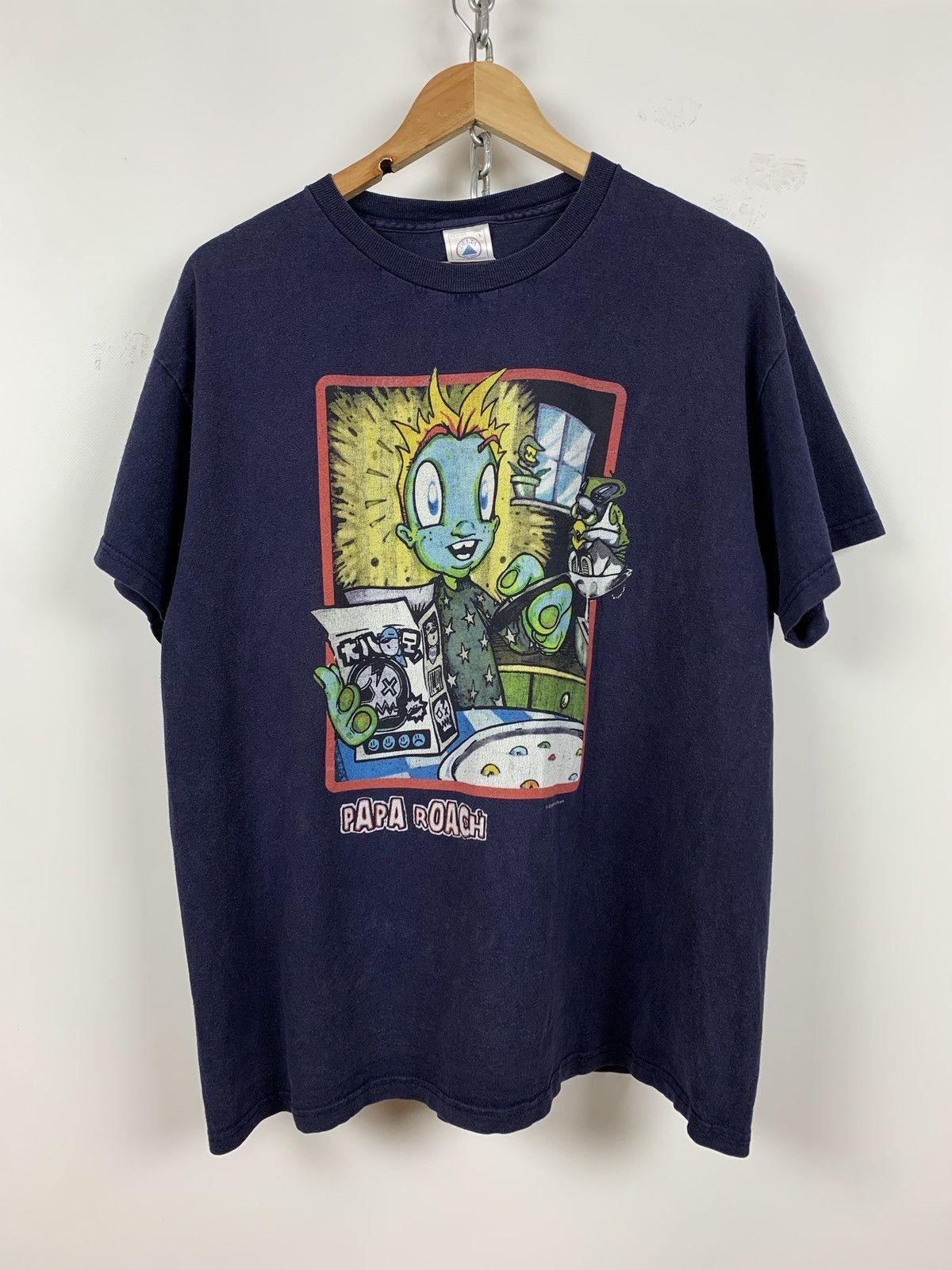 2000 Vintage Papa Roach Graphic Band Size L Unisex T-Shirt XXXXL